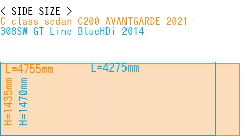 #C class sedan C200 AVANTGARDE 2021- + 308SW GT Line BlueHDi 2014-